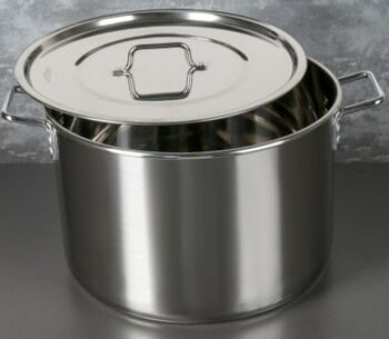 Котел(кастрюля) 30л из нержавеющей стали, капсулированное дно, индукция ...